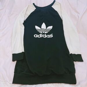 Adidas Black and White Sweater Dress